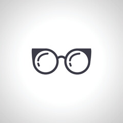 glasses icon. Eyeglasses icon.