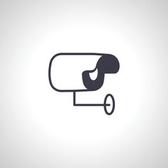 Fototapeta premium security camera icon. Video observation icon,