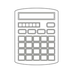Calculator icon on a white background.