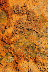 Corroded rusty surface textured surface