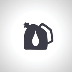 petrol canister icon, oil jerrycan icon.