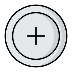 Computer Cell Line Color Icon