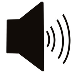 speaker icon vector illustration