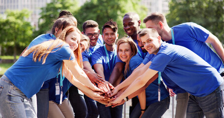 Volunteer Social Community Teamwork. Volunteering Unity