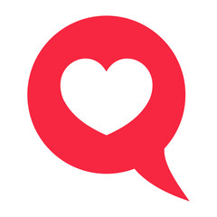 red heart vector icons illustration