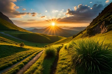 Breathtaking scene of a reclaimed land 80 4k, 8k, 16k, full ultra hd, high resolution and cinematic photography --ar 3:2  --v 5 --upbeta --v 5 --Screen Space Reflections --Diffraction Grading --Chroma