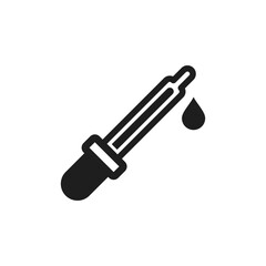 dropper icon vector logo template