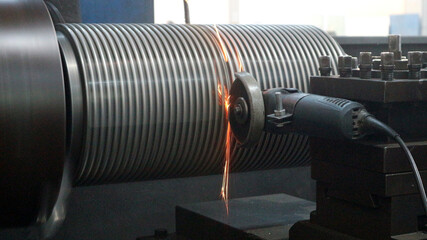 Grinding pipe
