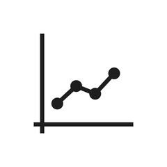 graph icon for graphic and web design