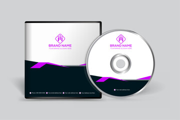 Corporate  black color CD cover design