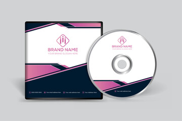 Clean minimal CD cover template