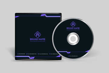 Corporate  black color CD cover design