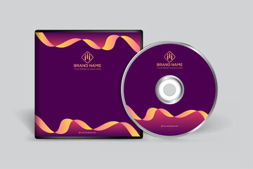 Clean minimal CD cover template