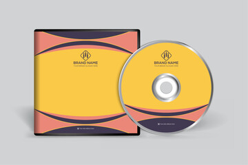 CD cover design with yellow color