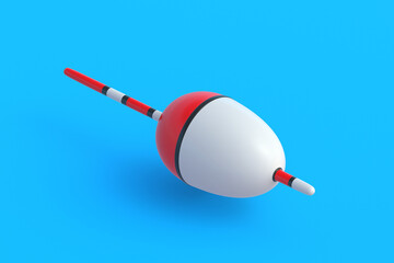 Fishing float. Accessories for hobby and leisure. 3d render