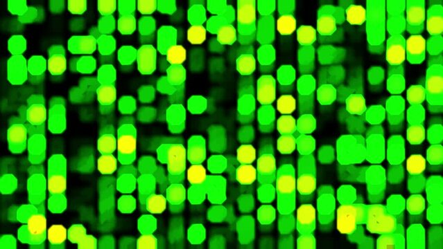 Falling light. Abstract background for video creative in the form of shimmering green light. Blurred background for separating themes in video - video transition .4k high quality. Unique Video footage