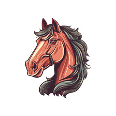 Horse head mascot