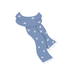Winter Clothes Illustration, winter scarf, cute winter scarf 