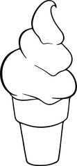 ice cream hand drawn 