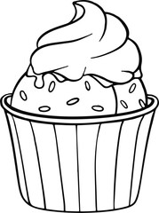 ice cream hand drawn 