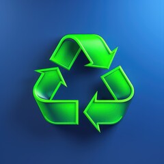 Obraz premium an icon showing a recycle, 