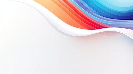 Abstract wave background. Web banner with copy space. Generative AI