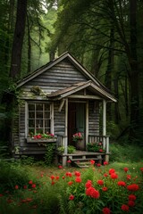 casa, arquitectura, madeira, natureza, em casa, construção, de madeira, árvore, parque, relva, verão, bangalô, arborizar, árvore, telhado, coreto, velho, exterior, tradicional, rural, aldeia, céu, jap