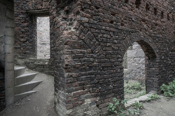 Obraz premium Scotland, barracks, Peterhead, history, historic, old, Port erroll, castle, highlands, scottish, building, tourism, fortress, sky, abberdeenshire, ruins, north sea, highland, Britain, architecture, an