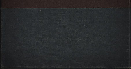 Fototapeta premium Textile texture. Old book cover. Rough canvas surface. Blank retro page. Empty place for text. Perfect for background and vintage style design.