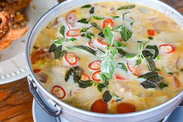 Thai food is known for its flavors and ingredients.