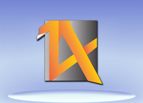 Abstract Initial Letter L A Logo Design. Vector Logo Illustration monogami style Usable For Brand and Company