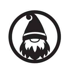 Christmas Bauble Ornament.  Christmas postcard, New Year lettering. Illustration for prints on  posters, cards. Christmas phrase. Vector Illustration. Cut File.