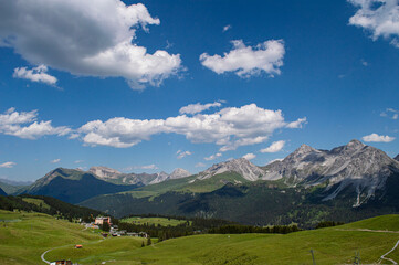 swiss mountains landscape