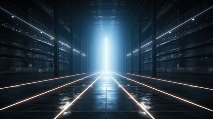 Futuristic Minimalist Framed Art Mockup