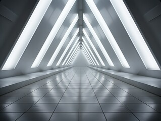 Obraz premium Futuristic Frame Art Mockup