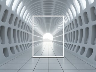 Futuristic Frame Art Mockup