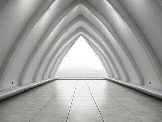 Fototapeta premium Futuristic Minimalist Framed Art Mockup