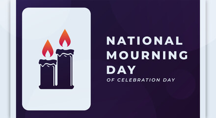 National Mourning Day Celebration Vector Design Illustration for Background, Poster, Banner, Advertising, Greeting Card