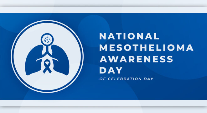 National Mesothelioma Awareness Day Celebration Vector Design Illustration for Background, Poster, Banner, Advertising, Greeting Card