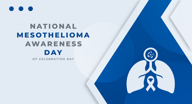 National Mesothelioma Awareness Day Celebration Vector Design Illustration for Background, Poster, Banner, Advertising, Greeting Card