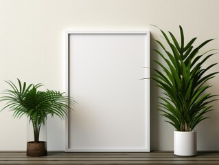 Futuristic AI-Generated Wall Art Mockup