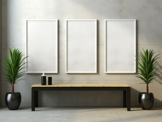 AI-Driven Minimalist Wall Art Mockup