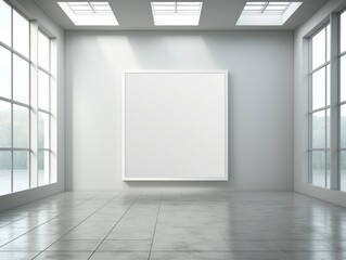 AI-Inspired Framed Minimalistic Wall Art