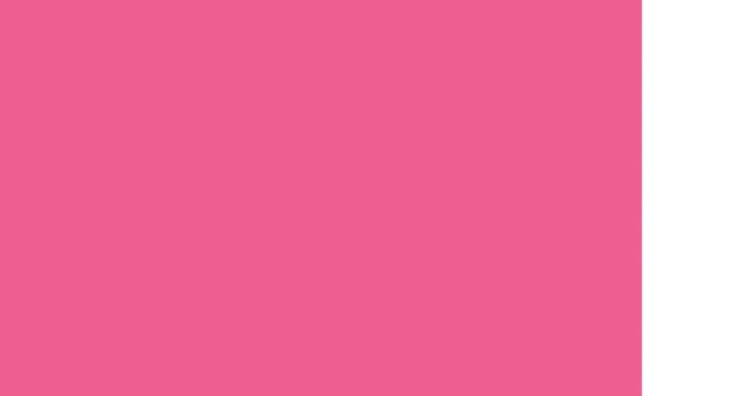 Simple transition animation. Modern pink shapes transition in horizontal direction on white background.