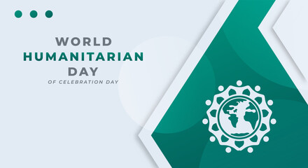 World Humanitarian Day Celebration Vector Design Illustration for Background, Poster, Banner, Advertising, Greeting Card