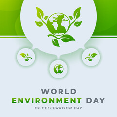 World Environment Day Celebration Vector Design Illustration for Background, Poster, Banner, Advertising, Greeting Card