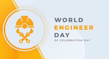 World Engineers Day Celebration Vector Design Illustration for Background, Poster, Banner, Advertising, Greeting Card