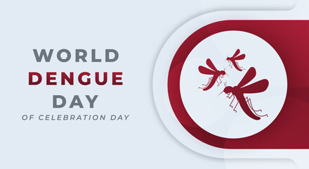 World Dengue Day Celebration Vector Design Illustration for Background, Poster, Banner, Advertising, Greeting Card