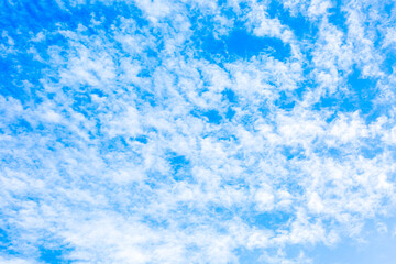 Beautiful clouds in the sky, countryside Chiangmai province  Thailand.