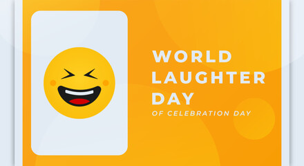 World Laughter Day Celebration Vector Design Illustration for Background, Poster, Banner, Advertising, Greeting Card